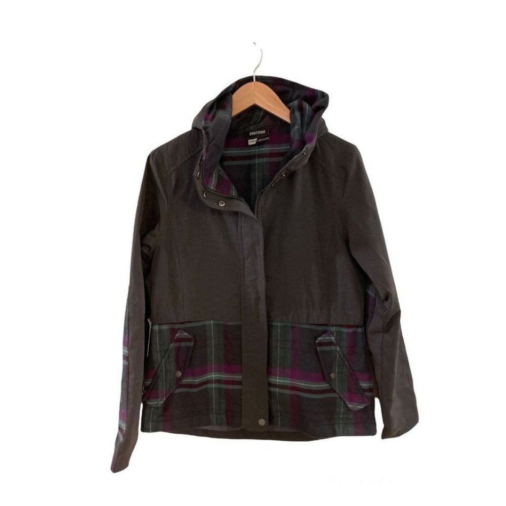 MARMOT Dakota Hooded Jacket- Dark Steel. Size S